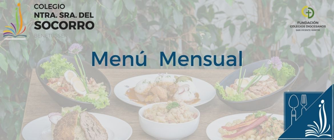 Menú comedor marzo